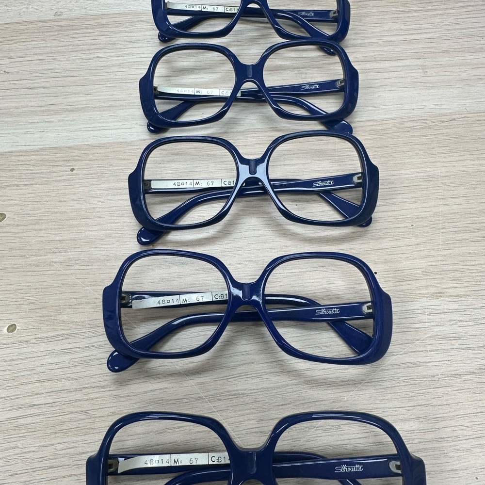 Silhouette Navy Eyeglasses Frame 5 pcs